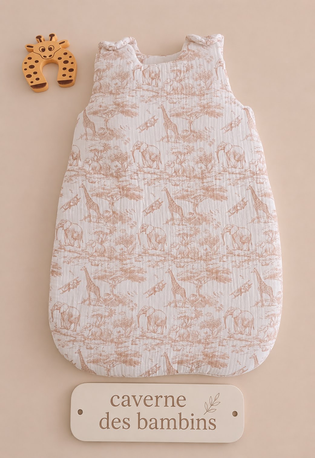 Gigoteuse bébé savane beige