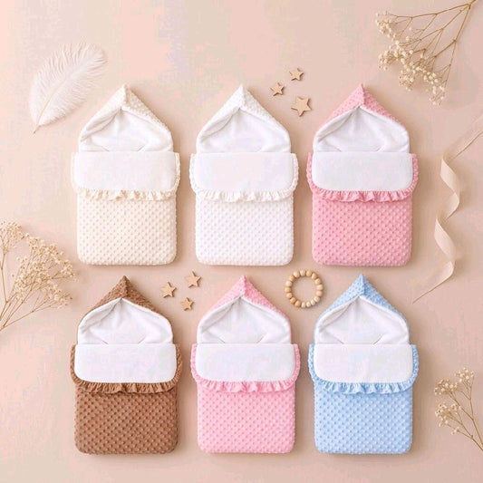 Nid d'ange bébé minky et polaire