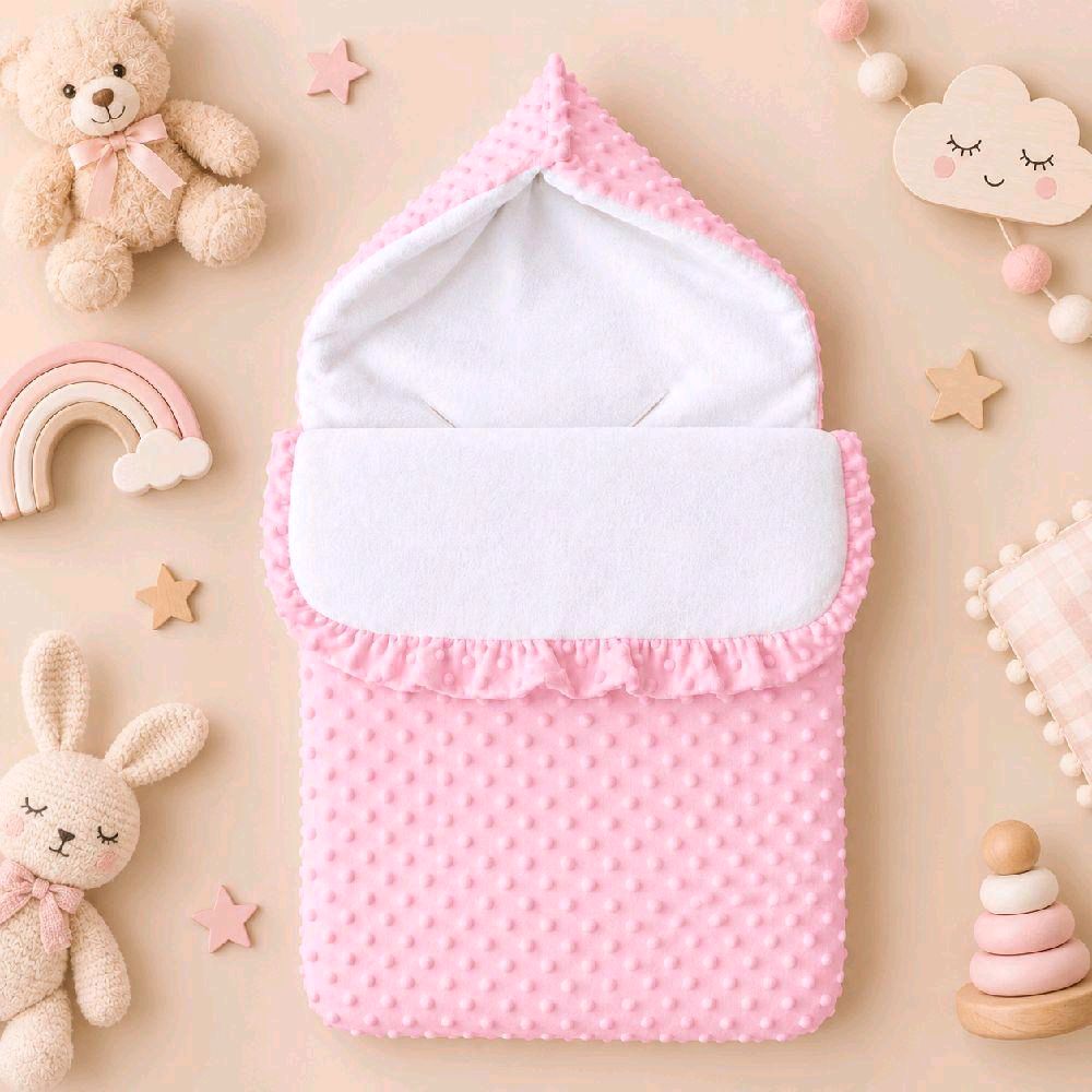 Nid d'ange bébé minky et polaire