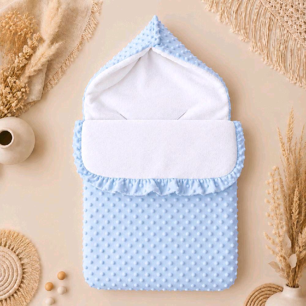 Nid d'ange bébé minky et polaire