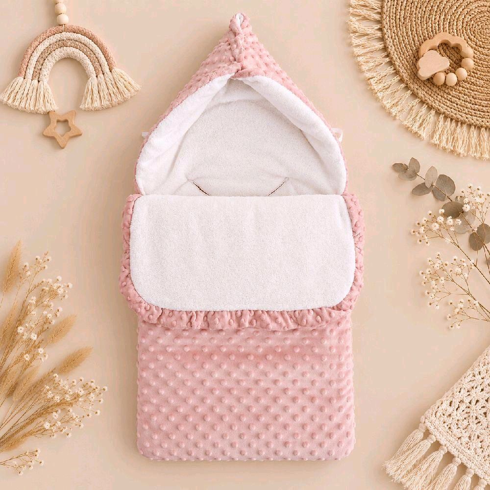 Nid d'ange bébé minky et polaire