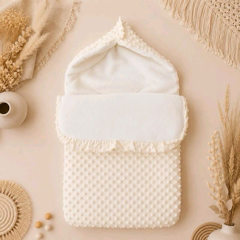 Nid d'ange bébé minky et polaire