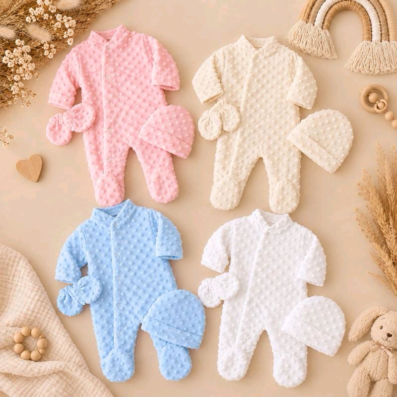 Ensemble bébé pyjama minky