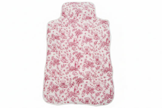 Tapis à langer ourson rose