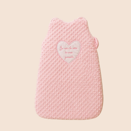 Gigoteuse cœur rose