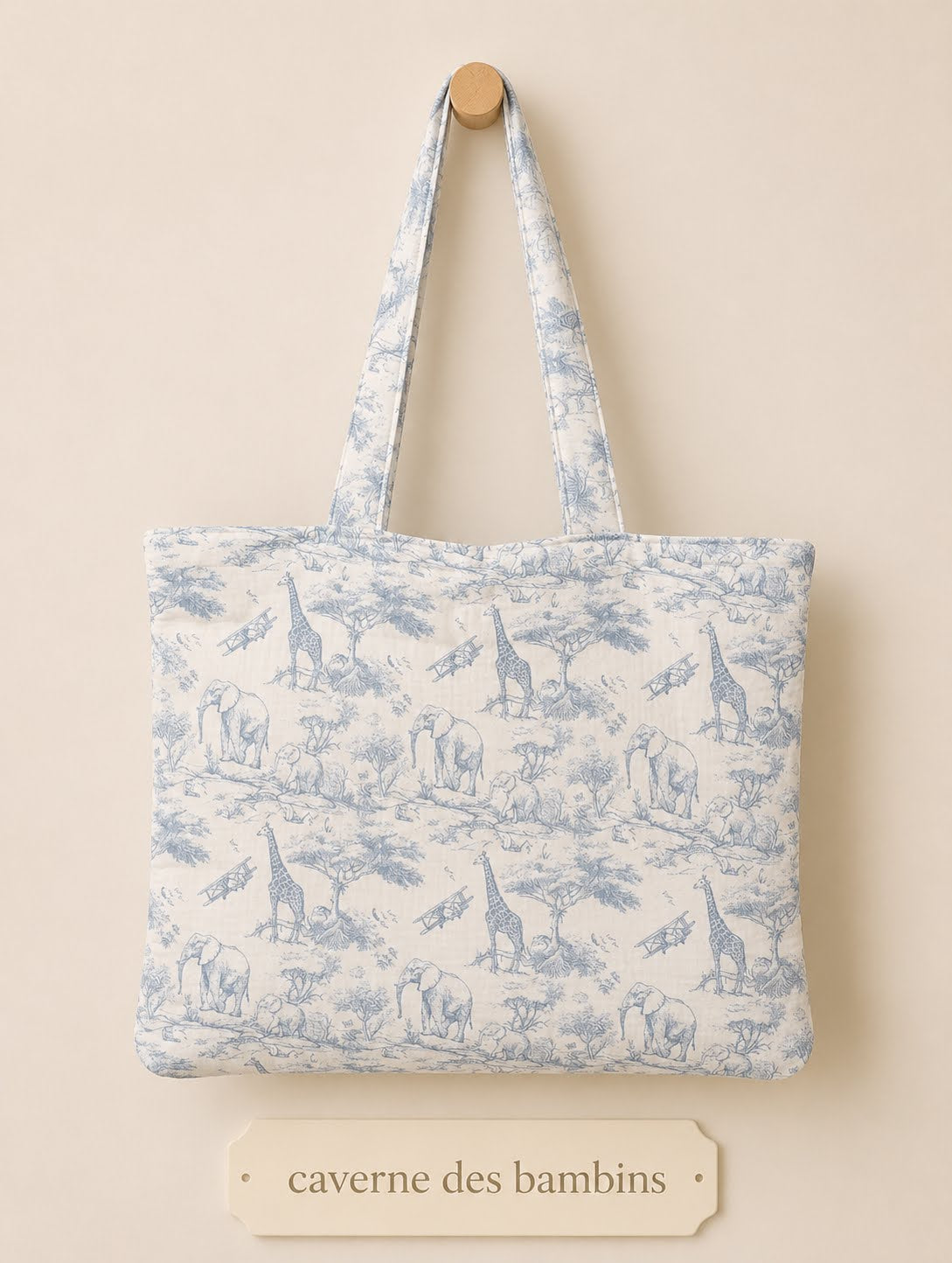 Sac four tout bébé savane bleu