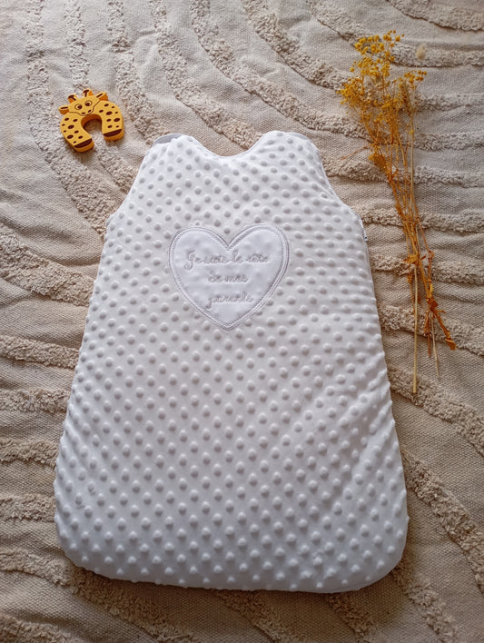 Gigoteuse coeur blanche