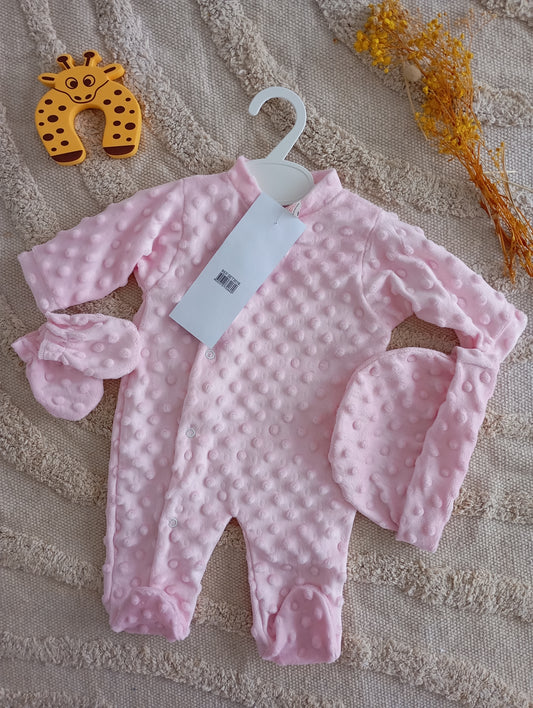 Ensemble pyjama naissance rose clair