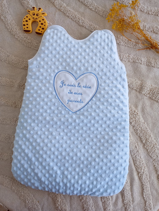 Gigoteuse coeur bleu
